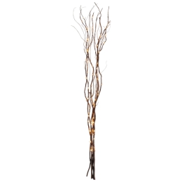 STAR DEKORACE LED VĚTEV PŘÍRODNÍ WILLOW DEWDROP 60CM BATERIE 584-33