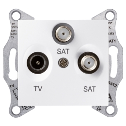 SCHN SEDNA ZÁSUVKA TV+SAT+SAT KONC. 1DB, POLAR SDN3502121