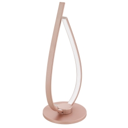 EGLO SVÍTIDLO LED 97364 PALOZZA 1X14W 1600LM WW STOL. RŮŽOVOZLATÁ PLAST BÍLÁ