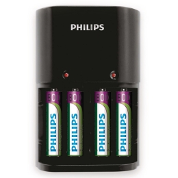 BOR NABÍJEČKA PHI BATERII 4X AA NEBO AAA + PŘÍBAL 4XAAA 800MAH SCB1450NB/12