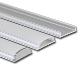 MCLED PROFIL AL PŘISAZ. SF 18X6MM, OHEBNÝ, MATNÝ DIFUZOR KOMPLET 2M ML-761.016.07.2 