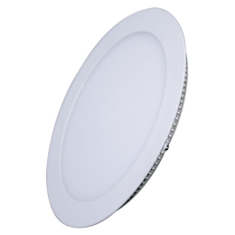 SOL PANEL LED MINI 6W, 400LM, 3000K, TENKÝ, KULATÝ, PODHLEDOVÝ, BÍLÉ, WD101