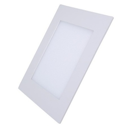 SOL PANEL LED MINI 6W, 400LM, 4000K, TENKÝ, ČTVERCOVÝ, PODHLEDOVÝ, BÍLÉ, WD104