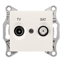 SCHN SEDNA ZÁSUVKA TV/SAT PRŮB. 4DB CREAM SDN3401923