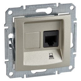 SCHN SEDNA ZÁSUVKA DAT 1XRJ45 CAT.5E UTP TITAN SDN4300168