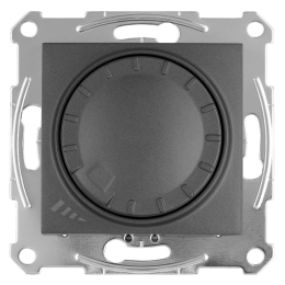 SCHN SEDNA STMÍVAČ OTOČNÝ UNIVERZÁLNI PRO LED ZDROJE 230V GRAPHITE SDN2201270