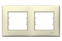 SCHN SEDNA RÁMEČEK 2-NÁSOB BEIGE IP44 SDN5810647