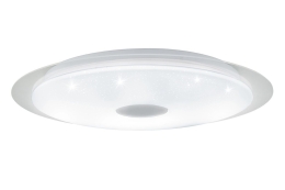 EGLO SVÍTIDLO LED 98219 MORATICA-A 36W 3300LM 2700-6500K STROP. OCEL, PLAST BÍLÁ, PRŮHLEDN