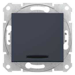SCHN SEDNA SPÍNAČ Ř.2S 10A BEZŠROUB GRAPHITE SDN0201170