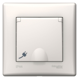 SCHN SEDNA ZÁSUVKA 16A CLONKY IP44 CREAM SDN2890323