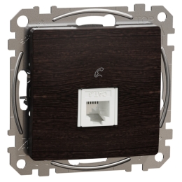 SCHN SEDNA ELEMENTS ZÁSUVKA TELEFON. 1XRJ11, WENGE SDD181491
