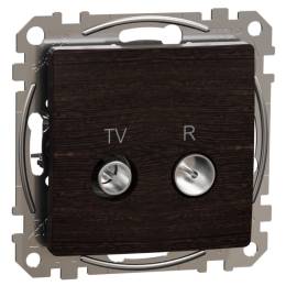 SCHN SEDNA ELEMENTS ZÁSUVKA  TV R RŮBĚŽNÁ 7DB, WENGE SDD181474R