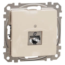 SCHN SEDNA DESIGN ZÁSUVKA DAT. 1XRJ45 KAT. 6 STP, BÉŽOVÁ SDD112461S