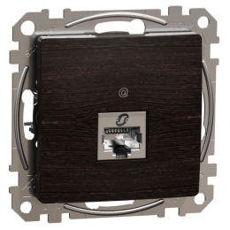 SCHN SEDNA ELEMENTS ZÁSUVKA DAT. 1XRJ45 KAT. 6 STP, WENGE SDD181461S