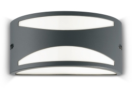 PAL SVÍTIDLO IDEAL LUX 092447 REX-3 AP1 ANTRACITE 60W E27 IP44 NÁST. KOV