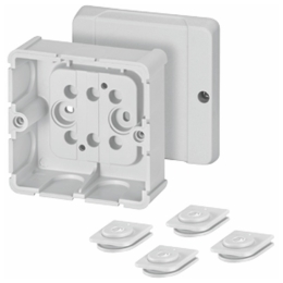 HE KRABICE ODBOČ. IP54 BEZ SVORK. 88X88X49MM DP 9020