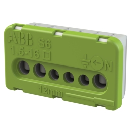 ABB BLOK SVOREK 1SPE007715F0741 SVORKY PE ŠROUB  PEK/SO6 3x16mm2+3x6mm2