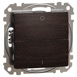 SCHN SEDNA ELEMENTS SPÍNAČ 2-PÓL. Ř.2, WENGE SDD181102