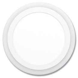 ECO SVÍTIDLO SMD KRUH DVOJBAREV. 19,5CM 12W+4W 4000K+2700K IP20 800LM LED-DUO-R12W