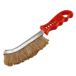 MDB KARTÁČ OCELOVÝ POMOSAZENÝ PLASTOVÁ RUKOJEŤ 240MM 960016