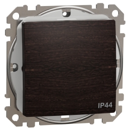 SCHN SEDNA ELEMENTS SPÍNAČ STŘÍDAVÝ Ř.6 IP44, WENGE SDD281106