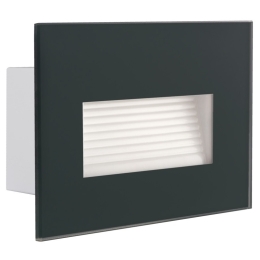 KAN SVÍTIDLO LED GLASI P NW-GR 3W 4000K 140LM IP44 VEST. GRAFIT HLIN. SLITINA 33695