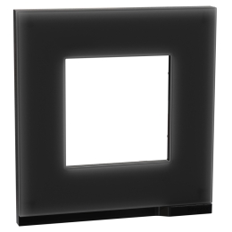 SCHN UNICA N PURE RÁMEČEK KRYCÍ 1-NÁS. FROSTED BLACK NU600286