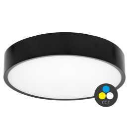 ECO SVÍTIDLO LED 25W CCT 2750LM IP65 ČERNÁ WMAT350-25W/CR