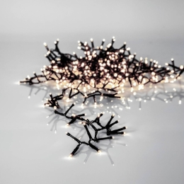 EGLO STAR LED ŘETĚZ 410833 CRISPY ICE WHITE 11,9M 540X0,064W TEPLÁ BÍLÁ 230VAC IP44 ČERNÁ