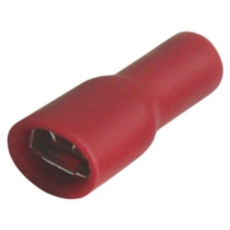 TECH OBJÍMKA PLOCHÁ CELOIZOLOVANÁ, 0,5-1,5MM2 4,8X0,8MM PVC (RF-F408P)